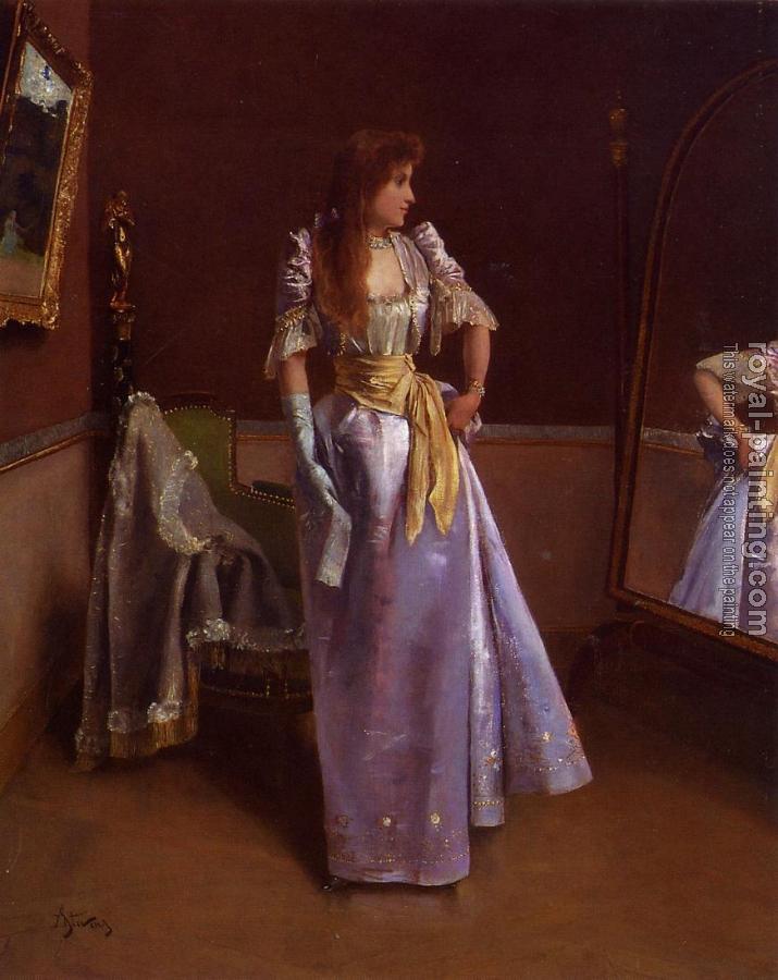 Alfred Stevens : Ready for the Ball